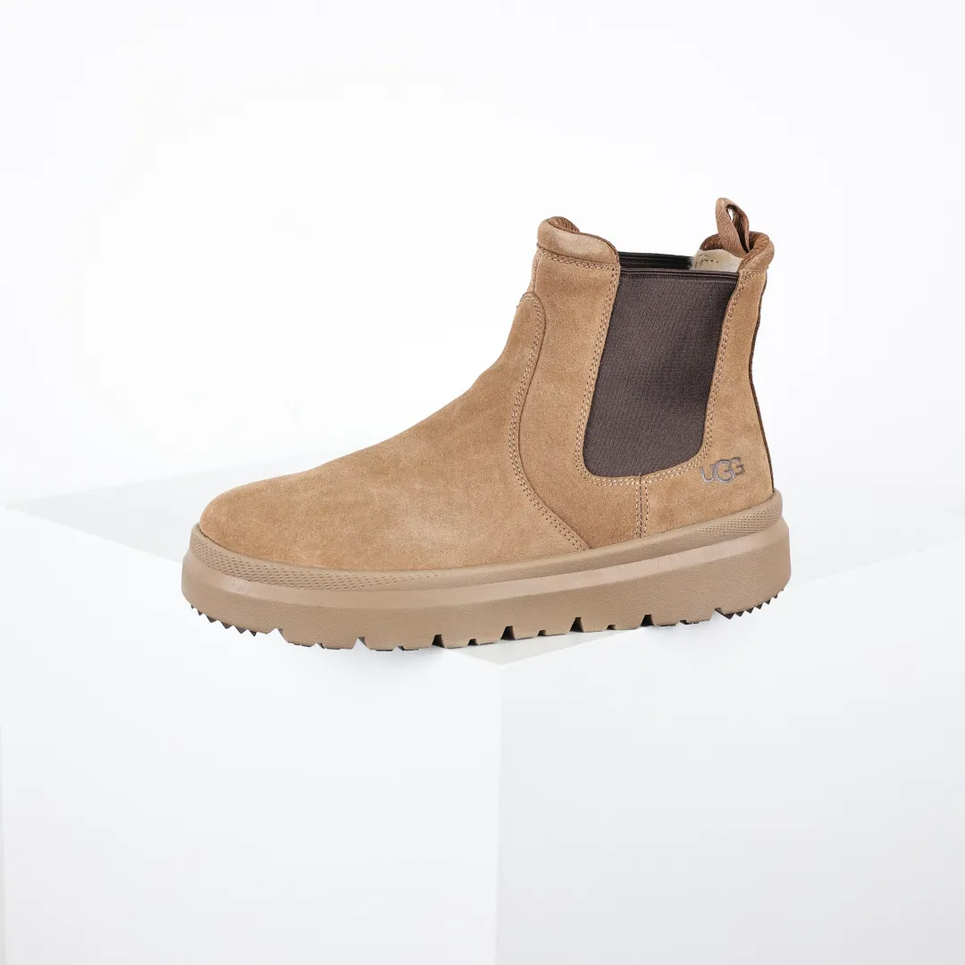 Copywriting price 💰680 The core recommendation is good price. The platform's foreign trade is exclusively for UGG Burleigh Chelsea Chelsea men's high-top snow boots 1152050. Produced by the ten-year-old brand shoemaking factory production line. Pay attention to every detail. Longfeng A-grade genuine sheep fur is integrated. It is built in full compliance with the ZP process. Size: 39 40 41 42 43 44 45